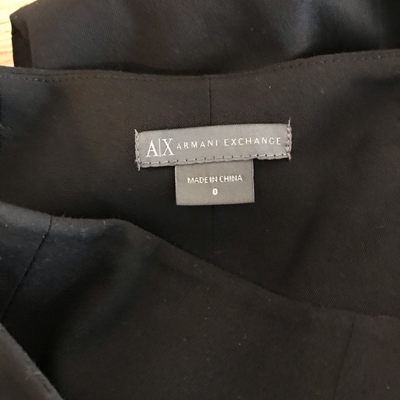 ARMANI EXCHANGE | HIGH RISE FLARED DRESS PANTS - Picture 6 of 6